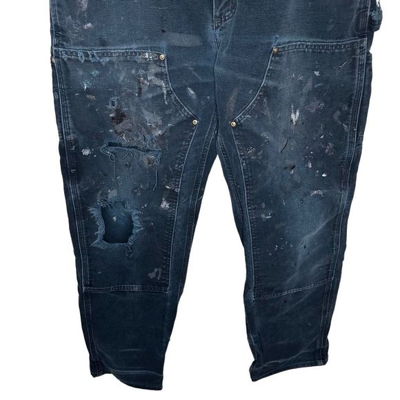 VTG USA Carhartt Double Knee pants B01 Men’s size 34x32 Original Dungaree Fit - Picture 3 of 7